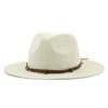 European and American straw woven fashion western cowboy hat summer seaside beach sun protection sunshade big brim straw hat women