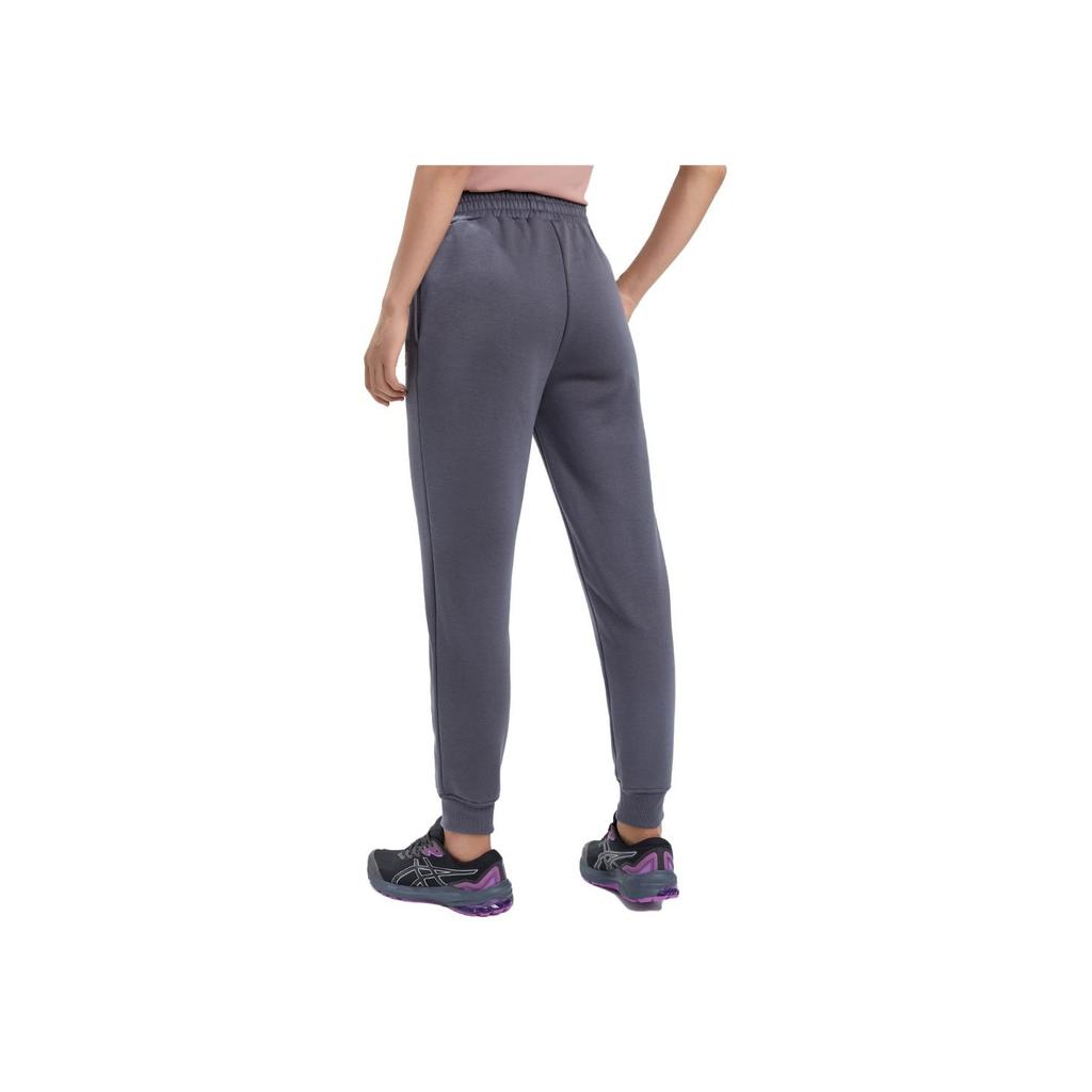 Asics Letter Print Cuffed Casual Sports Pants Women bottoms Gray 2032C121-020