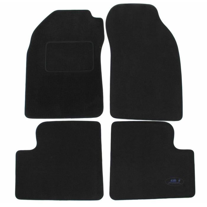 J&amp;J AUTOMOTIVE | Tapis De Sol Noir Velours Sur Mesure Pour Nissan Micra K11 1992-2002