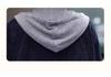 Stylish 2026 Spring Denim Jacket for Middle-Aged & Elderly Women - Casual Hooded Outerwear