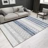 Moroccan Ethnic Style Carpet Simple Black White Gray Decorative Rug  Living Room Study Non Slip Mat Home Decorative