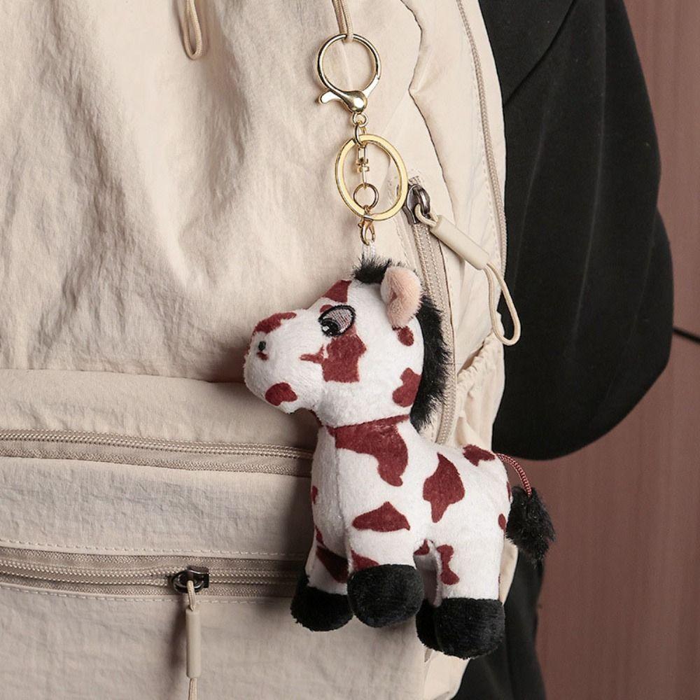 Plüschtier Plüschpferd Puppe Niedlich Cartoon Kleines Pferd Schlüsselanhänger Schmuckzubehör