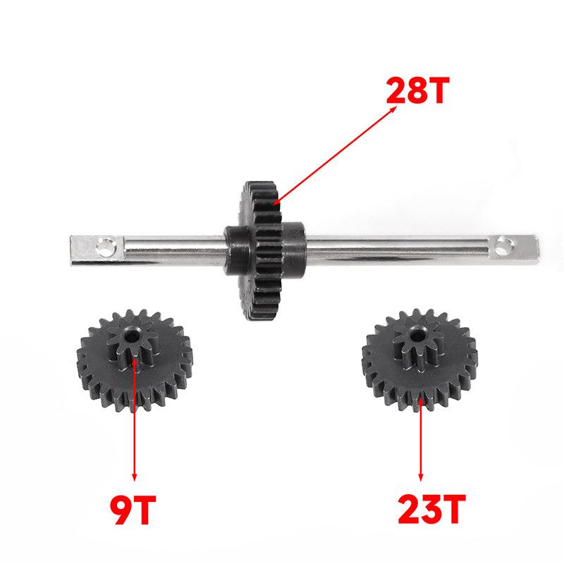 1 Set Gearbox Gear For Mn Model 1/12 Mn82 Lc79 Mn78 Mn168 Rc Car Parts Metal Modification Upgrade Accessories