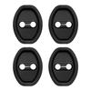 4Pcs Silicone Car Door Latch Protective Cover Universal Shock Absorption Door Lock Cover Anti-Rust Door Lock Shield for Vehicle Lock Cylinder