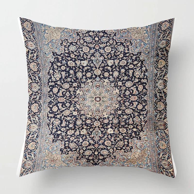

Moroccan style pillowcases with complicated patterns, living room sofa cushion covers, home pillowcase decoration 16x16Inch
