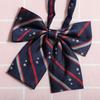 Jk Japanese Plaid Korean Version Of Collar Flower Graduate Female Collar Flower College Wind Streamer Jk Bow Shirt Accessories Sailor Suit