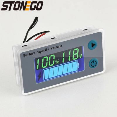 Universal 10-100V Digital Voltmeter Battery Capacity Tester LCD Voltage Monitor for Lead Acid Lithium Batteries