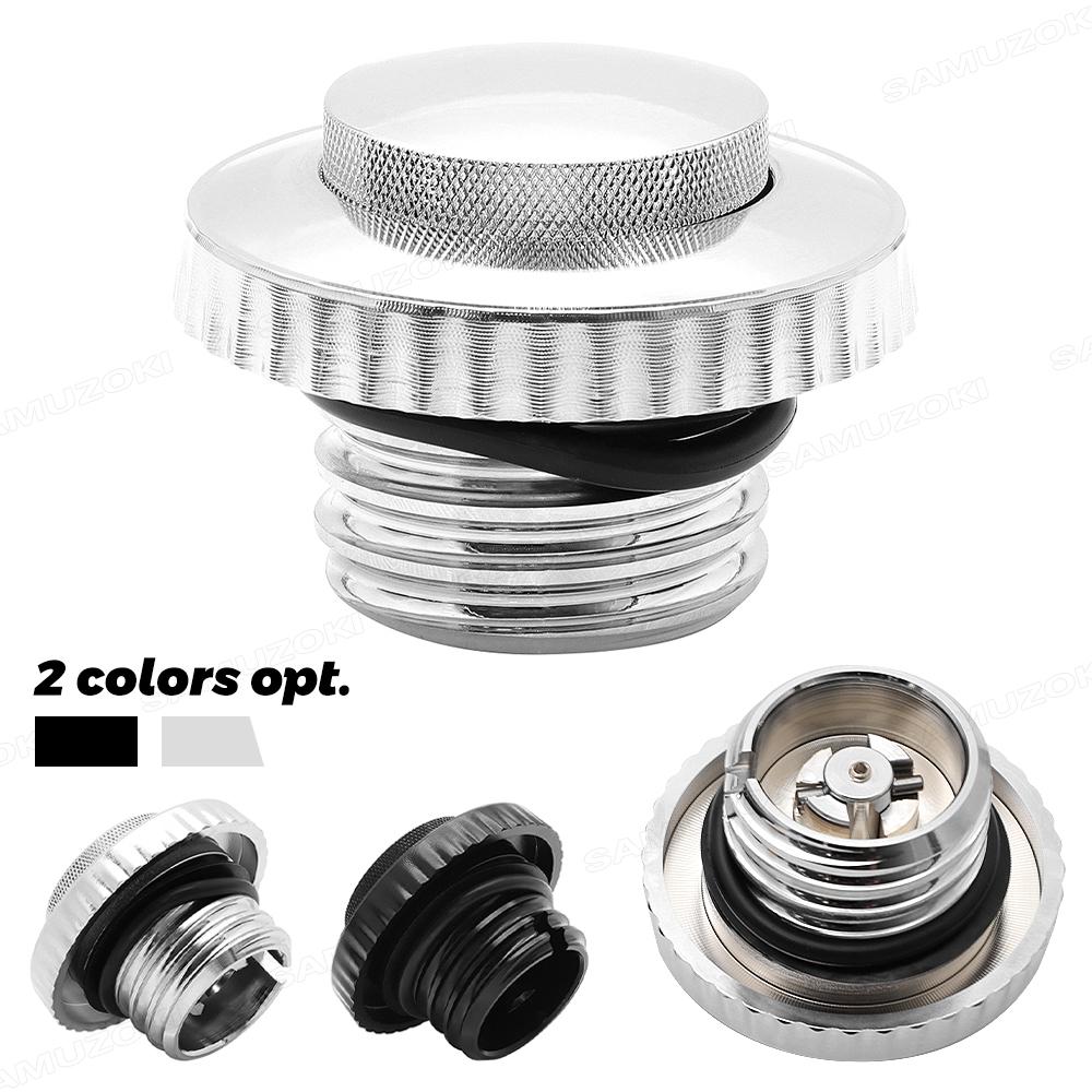Motorcycle Black Pop Up Fuel Tank Cap Right Hand Thread Reservoir Gas Cap For Harley Dyna Softail Fatboy Touring Sportster XL883