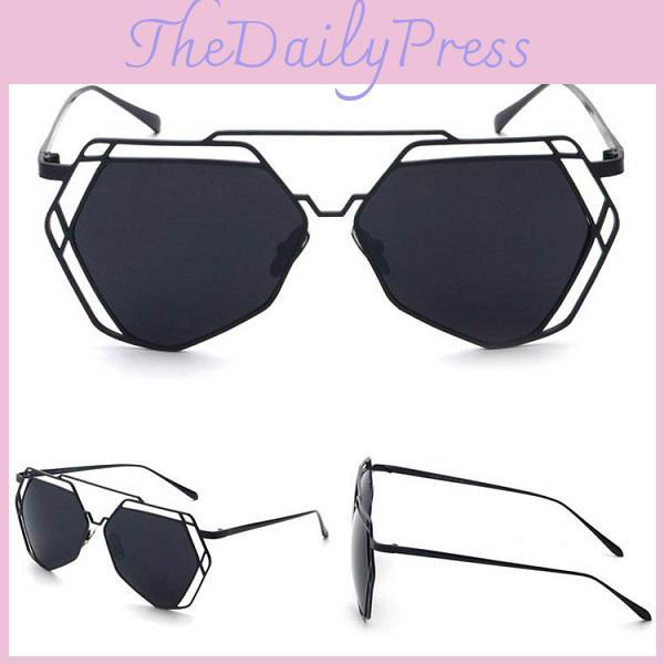 Classic And Stylish Oversized Designer Sunglasses For Women With Metal Frame