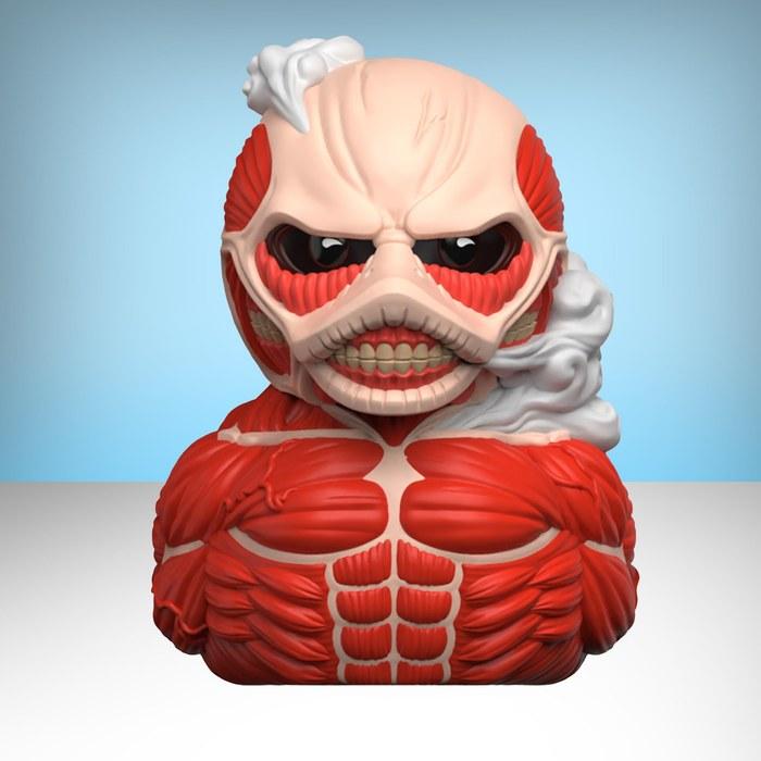 TUBBZ XL: Attack on Titan - Colossal Titan Cosplay Rubber Duck Collection Figure (XL, 10 inches)
