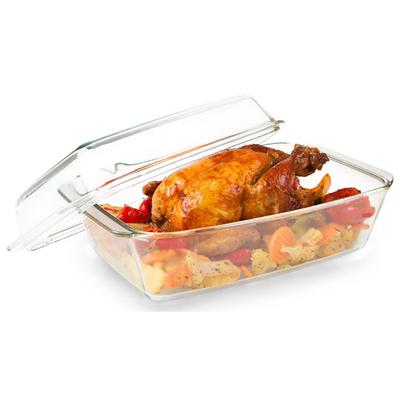 Glas-Ofenform mit Deckel 3,5 L