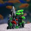 Aquarium Künstliche Pflanze Landschaft Aquarien Dekorationen für Aquarien Terrarium Garnelen Gras Ornamente Grün