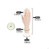 Mannequin Hand Jewelry Display Holder, Flexible Bendable Practice for Acrylic Nails,
