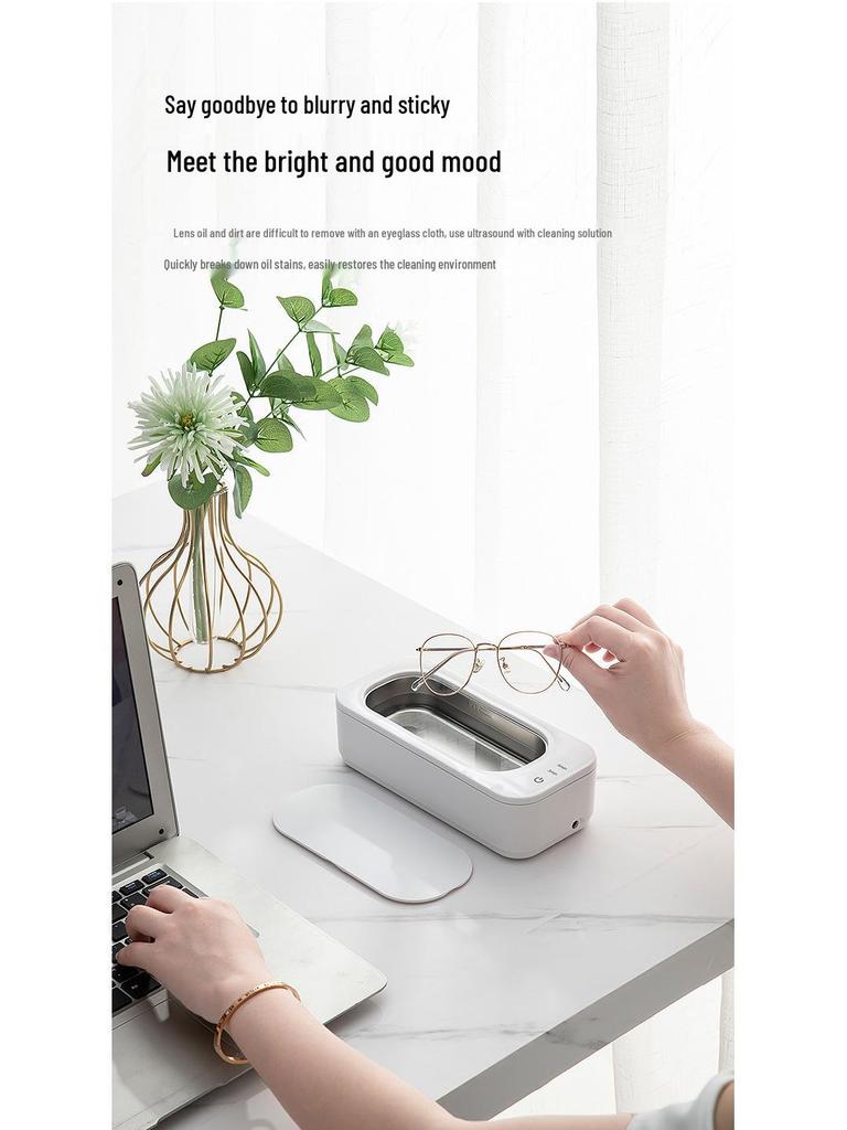 Multifunction Ultrasonic Cleaner for Jewelry, Retainers, and Contact Lenses