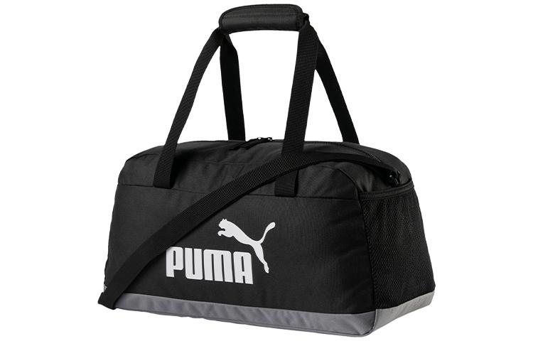 PUMA Fabric Shopping Bag, Training Bag, Handbag Regular Women s Black 074942-01