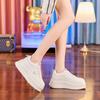 Platform White Shoes Women's Spring New Muffin Versatile Casual Board Shoes Small Inner Height Increase Women's Shoes