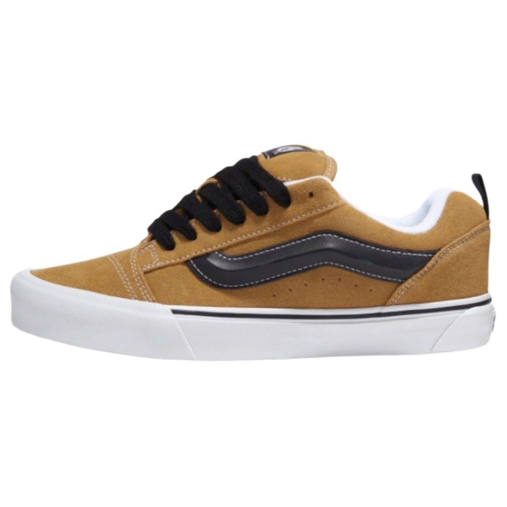Vans Knu Skool Comfortable Versatile Low-Top Skate Shoes Unisex Sneakers Yellow Black VN0009QC5QJ1