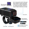 Motorcykel USB Telefonladdare, Vattentät Dubbelport QC3.0 USB Snabbladdare med 12V Voltmeter och På/Av Strömbrytare & 10A Säkring, SAE Till USB Adapter