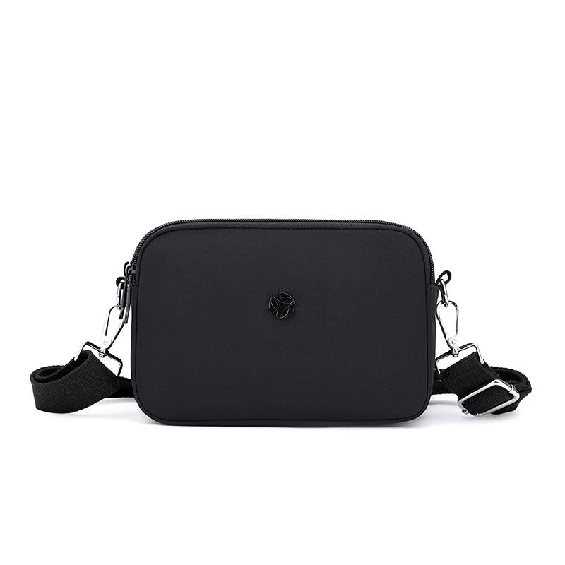 Damentasche Mehrfachtaschen Nylon-Tasche Muttertasche Einfarbig Umhängetasche Crossbody-Tasche