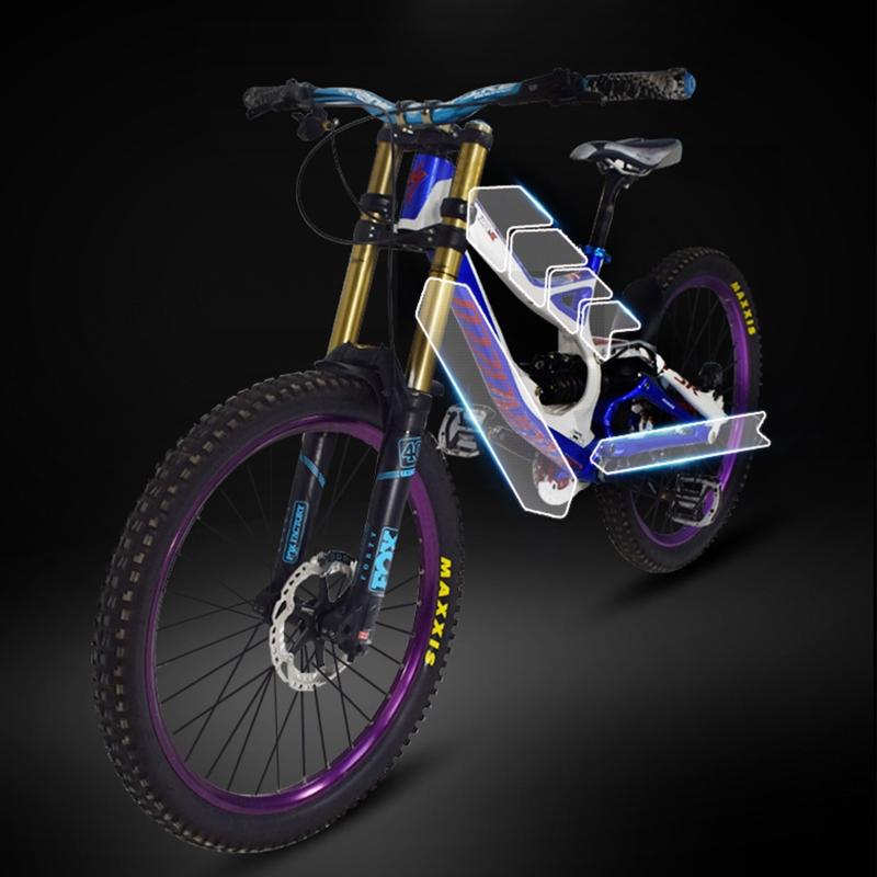 Bike Frame Sticker Bike Protective Tape Anti-Scratch Anti Dust Waterproof MTB Road Bicycle Frame Guard for Protection Fi