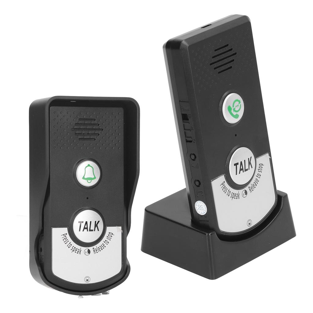 Wireless Intercom Door Bell IP54 Waterproof Electronic Bell for Home Classroom 3 Gears Sound Adjustment