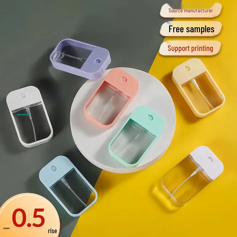 Portable Travel Mist Bottle: Card-Style Spray Dispenser for Makeup Remover or Alcohol