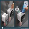Premium MENGNI Automatic Toothpaste Dispenser Wall-Mounted Bathroom Toothpaste Squeezer Punch-Free Toothbrush Holder Rack Bathroom Acces
