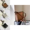 Trendy Women's Pu Bucket Bag Stylish Stitch Detail Fashionable Shoulder Bag For Summer