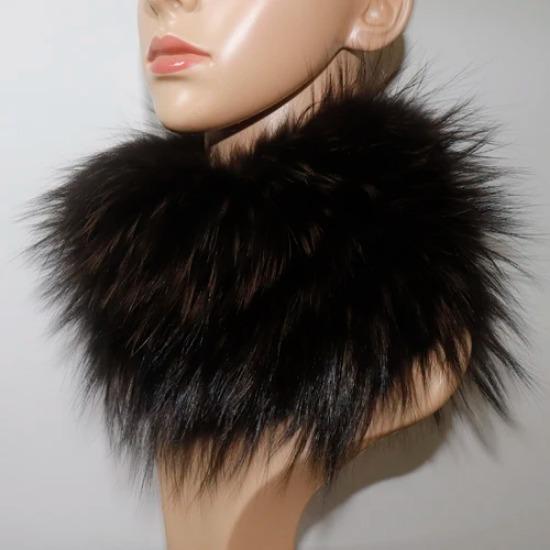 Nowy Szalik z Prawdziwego Futra Lisiego Opaski Futrzane Kobiety Zima Szaliki z Futra Lisiego Luksusowy Ocieplacz na Szyję Dobra Elastyczność Naturalne Futrzane Mufki