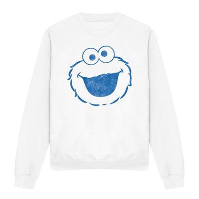 Sesame Street Unisex Adult Cookie Monster Mono Sweatshirt