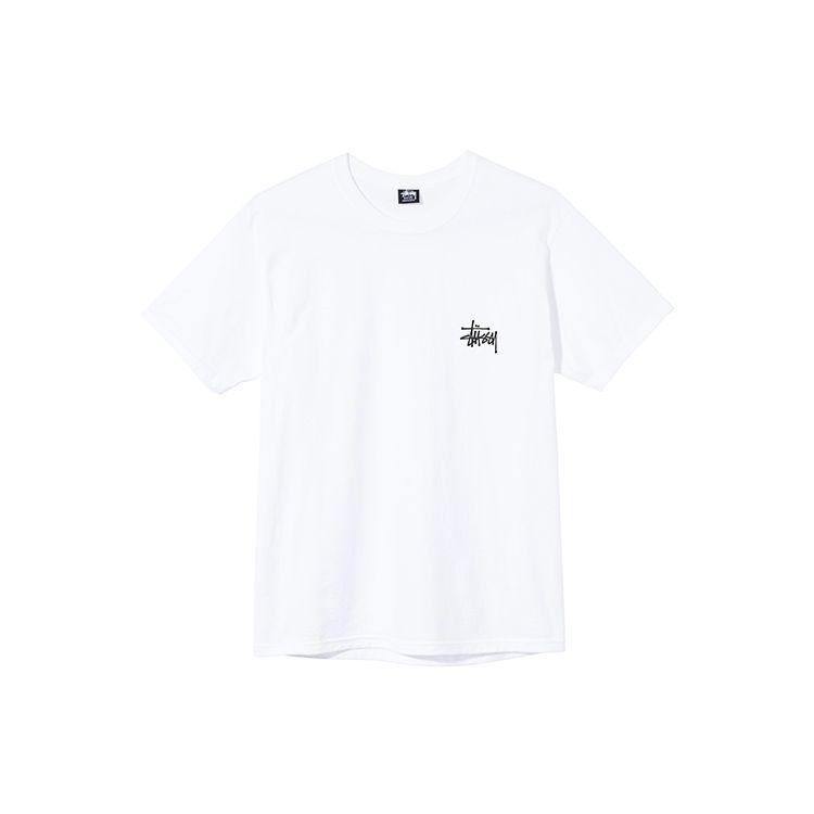 Stussy Classic Basic Printed Short Sleeve T-Shirt Unisex Tops Black 1904257-1