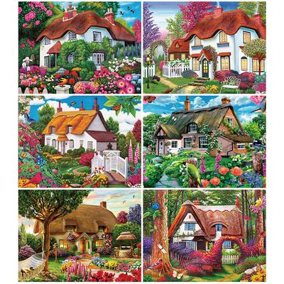 Pittura Diamante casa 5D Fai da Te Trapano Completo Quadrato Rotondo Mosaico Diamante giardino Punto Croce Ricamo Paesaggio Decorazione Murale