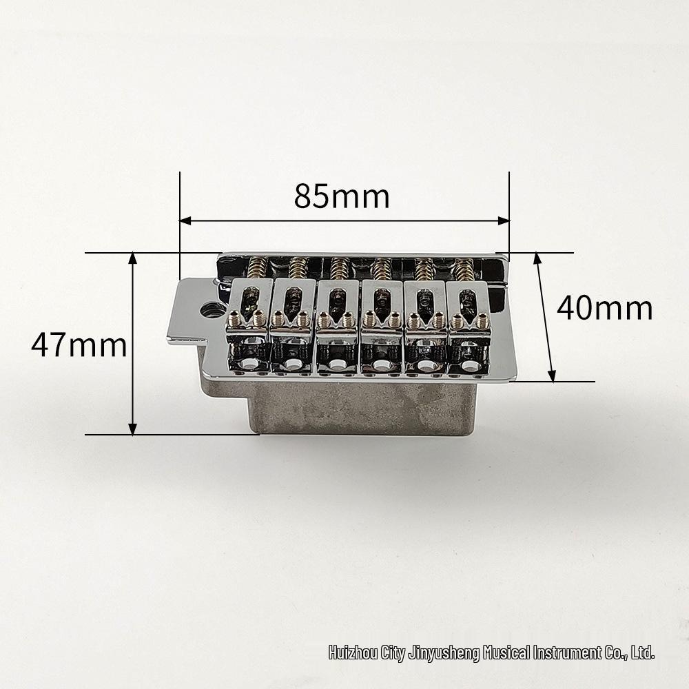 Fender ST Single Tremolo Bridge, Six-String Through-Body Vibrato System, Electric Guitar Accessory - Silver, Black, Gold.