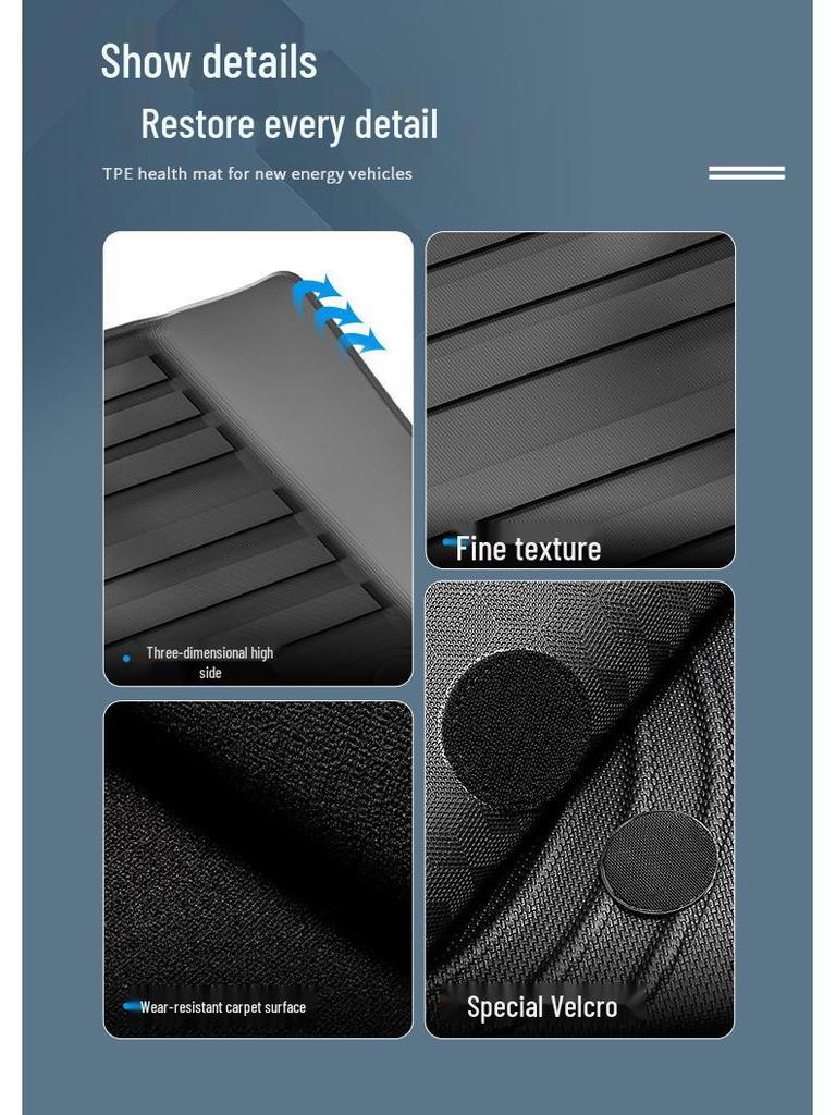 Custom All-TPE Floor and Trunk Mats for 2023-2024 Polestar 4