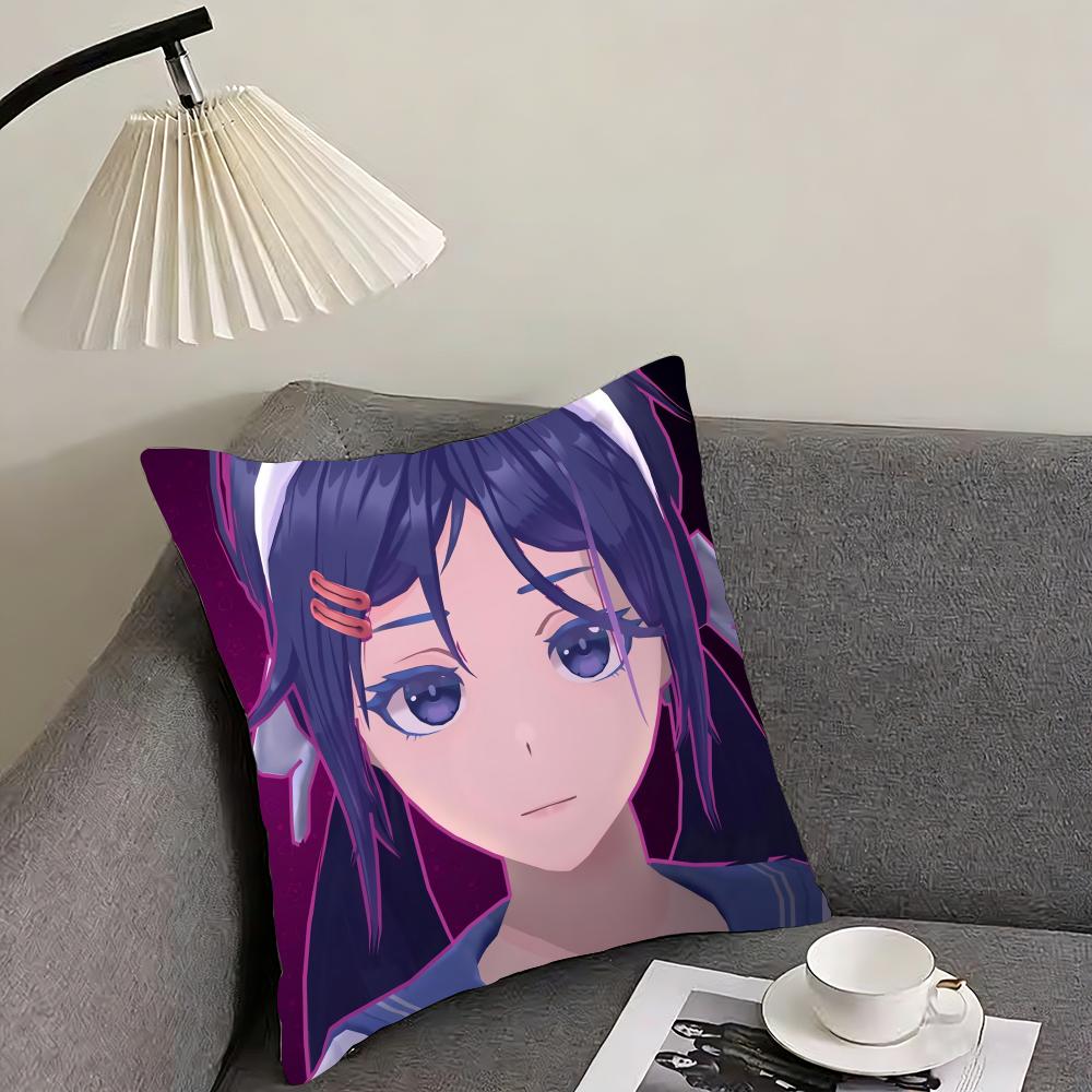 Video Game M-MiSide Mita Cushion Cover Reversible Plush Pillow Cover – For Car, Sofa, Bedroom, Perfect As a Gift.