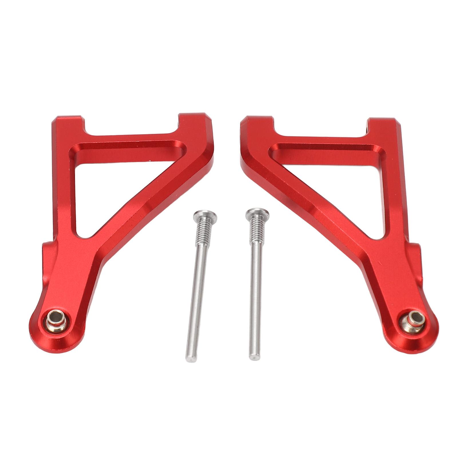 

1 Pair RC Front Upper Swing Arm Aluminium Alloy Suspension Arm Upgrade Parts for 110 UD1002 чорний