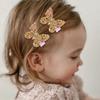 6 Stück Glitzer Schmetterling Haarspange Funkelnde Pailletten Haarnadel Süße Niedliche Haarspange für Baby Mädchen Kinder Kinder Kopfschmuck Accessoires
