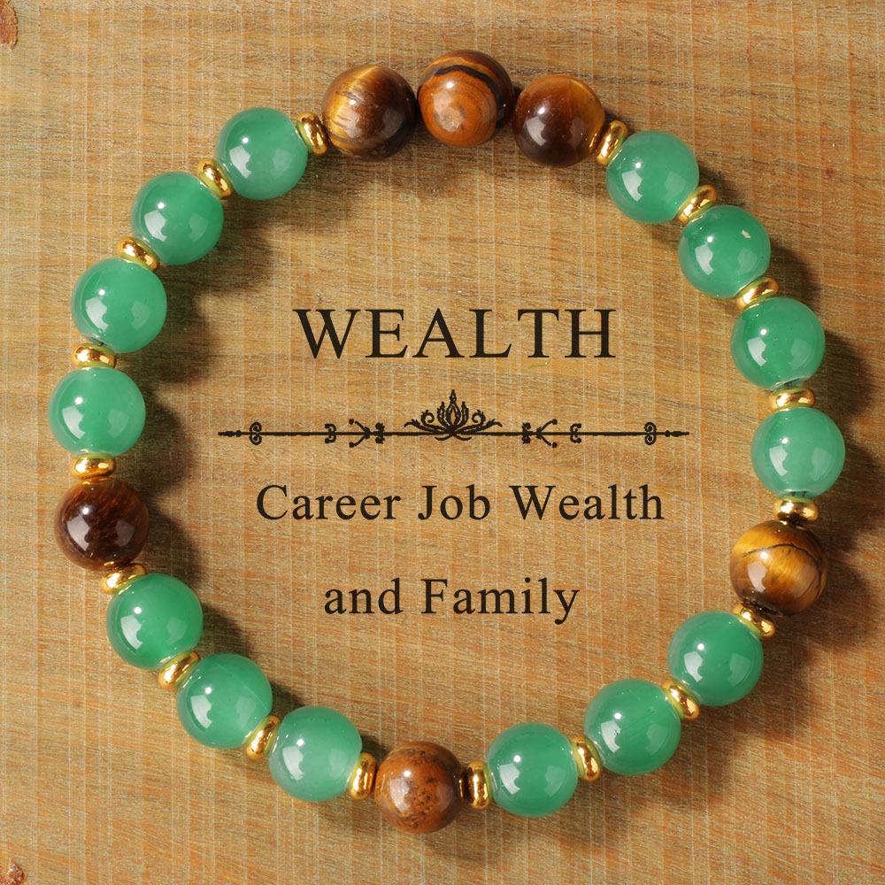 Multicolor Natural Stone Beaded Bracelet With Malachite Tiger Eye Amazonite Vibrant Fashion Jewelry Daily Wear Simple Versatile Accessory