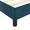 Bed Frame without Mattress Dark Blue 120 x 190 cm Velvet