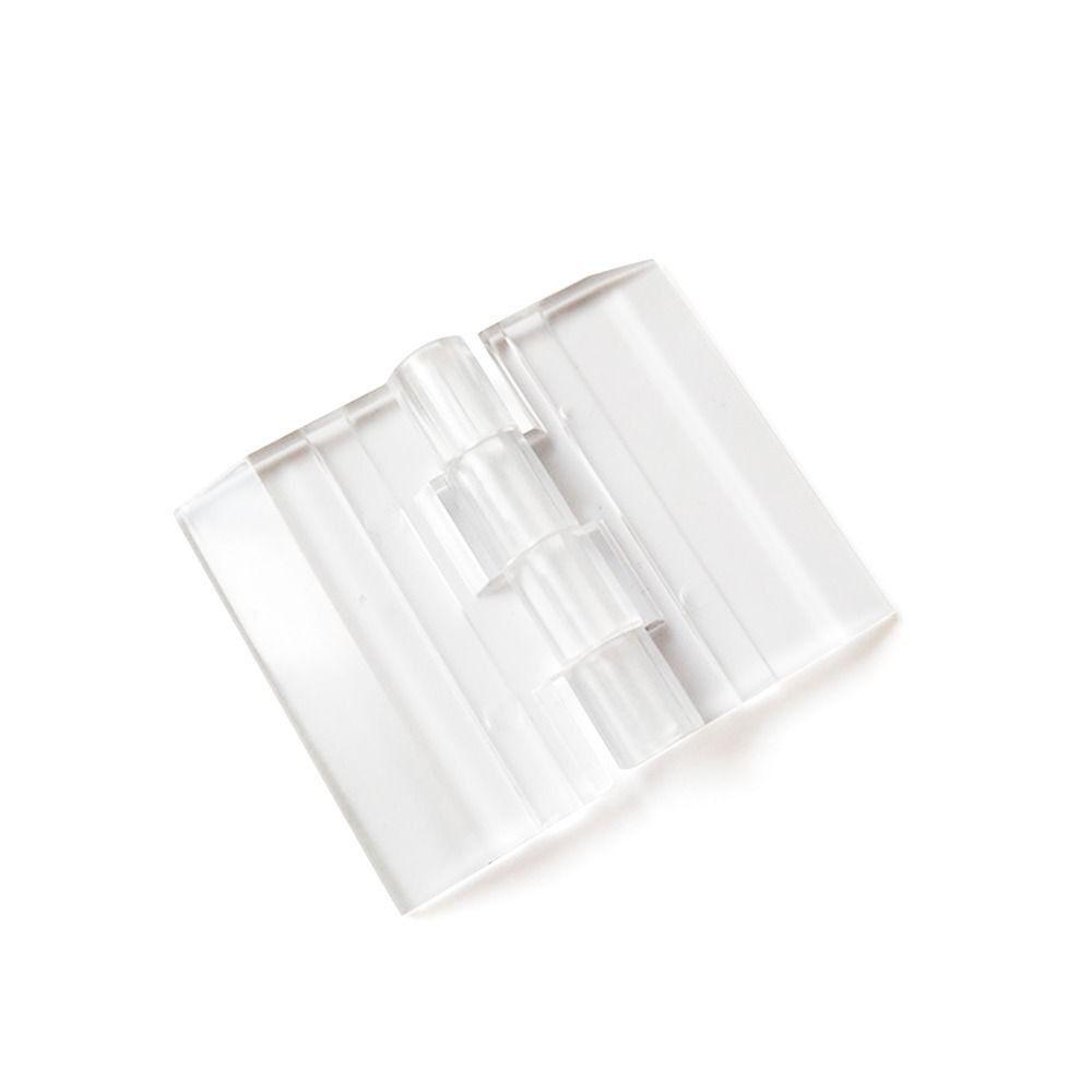 10 Stück Neue Transparente Klappscharniere Acryl Klappbare Türscharniere Klar 270 Grad Möbelbeschläge DIY Schranktür Box