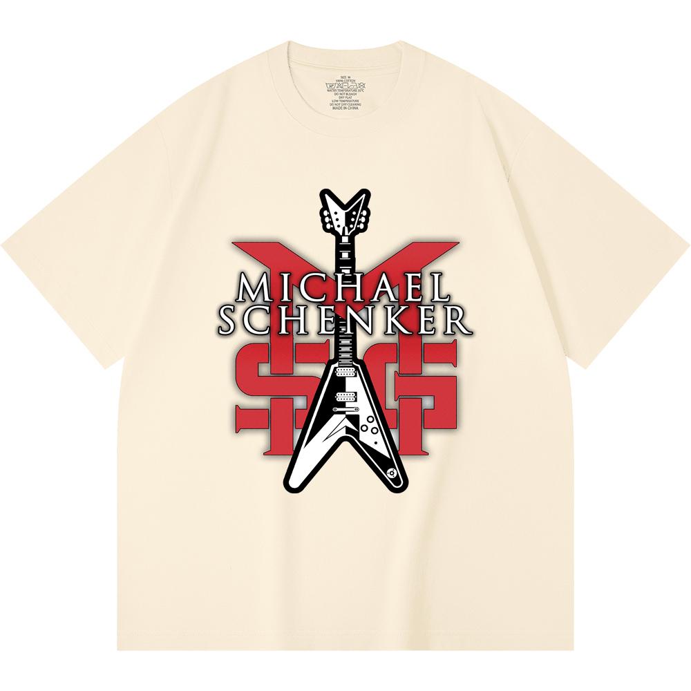 230 Gsm 100% Cotton Heavy Metal T-Shirt  Rock Band Popular Music Print Unisex Heavy Cotton T Shirt