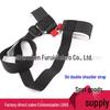 Handheld Double Snowboard Bindings and Ski Board Protection Straps with Shoulder Strap