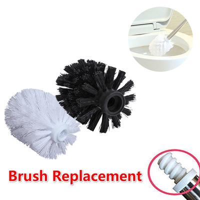Universal Replacement Toilet Brush Head Holder White Black Clean Spare Tools Toiletborstel Home Bathroom Accessories