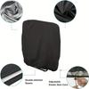 1 Pack Outdoor Folding Chair Cover, 210D Oxford Fabric Heavy Duty Waterproof UV Protection Patio Furniture Cover with Storage Bag