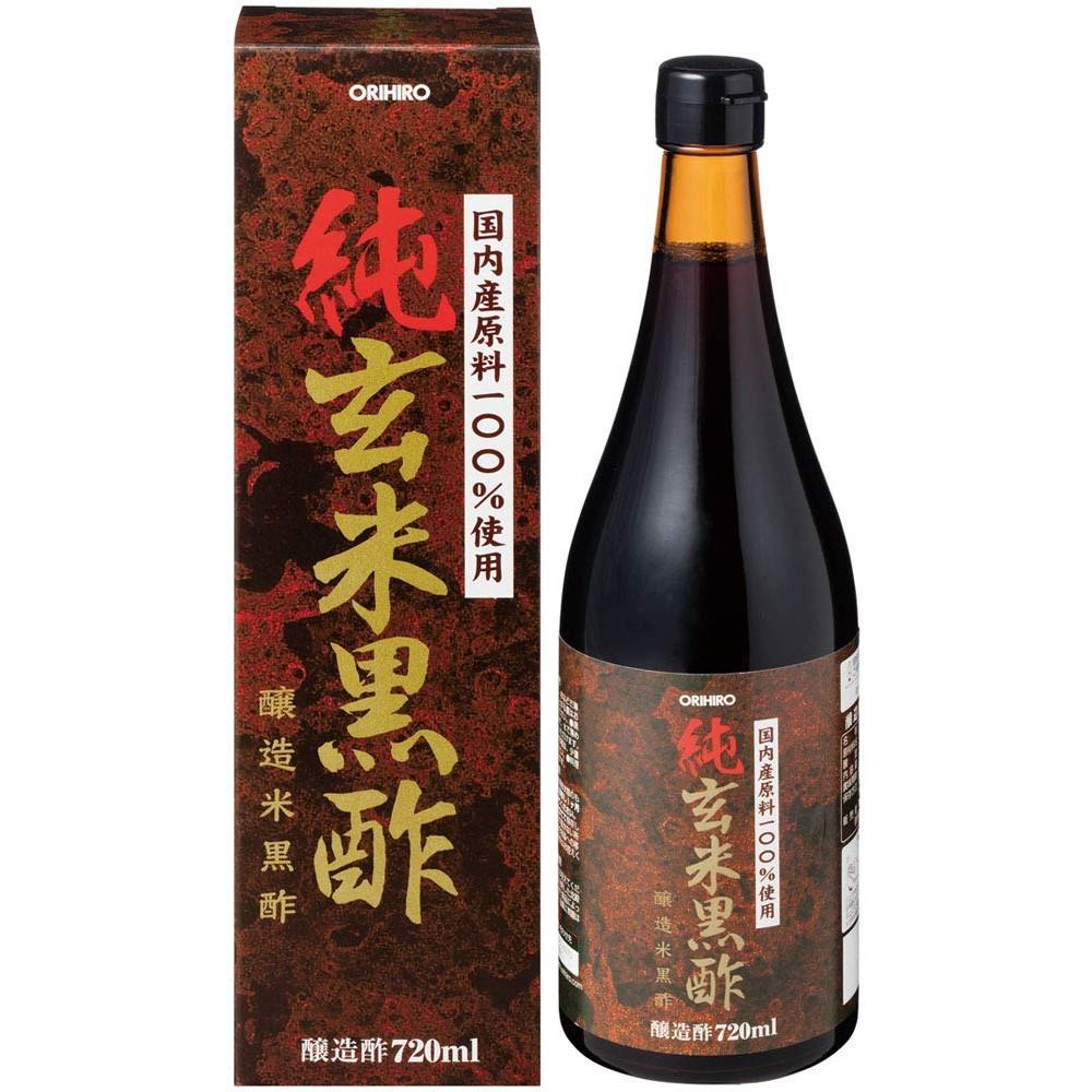 ORIHIRO Pure Brown Rice Black Vinegar 720ml