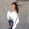 Trendy Long Sleeve Pullover Hoodie With Lace-up Design For Women In Cotton Blend