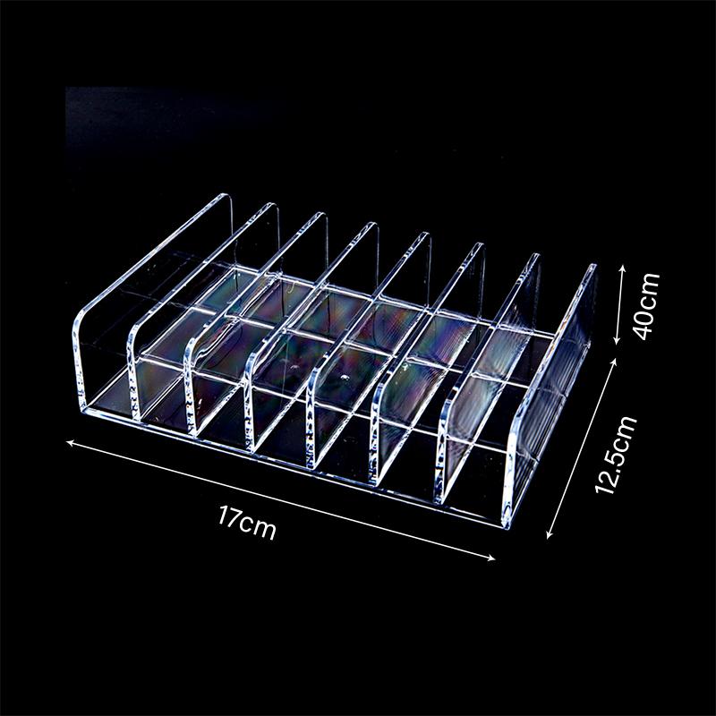 

Разделительная коробка для ящиков Прозрачная настольная витрина 17.12.5*4cm