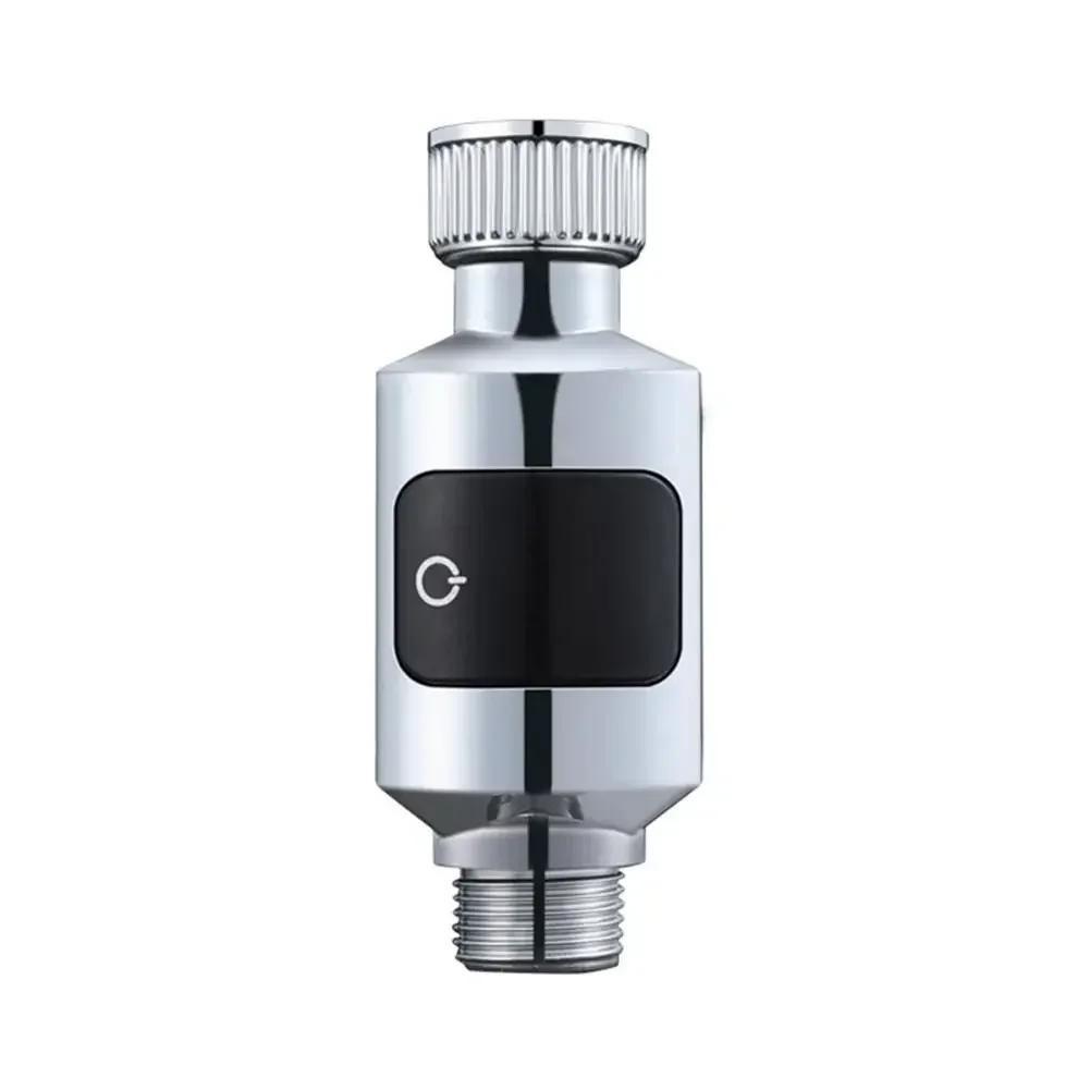 R3D7 LED Shower Head Temperature Monitor Digital Water Thermometer for Bathing Faucet Mounted Display with Electricity Detection