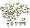 50pcs Silver Alloy Skull Jewelry Making Spacer Beads