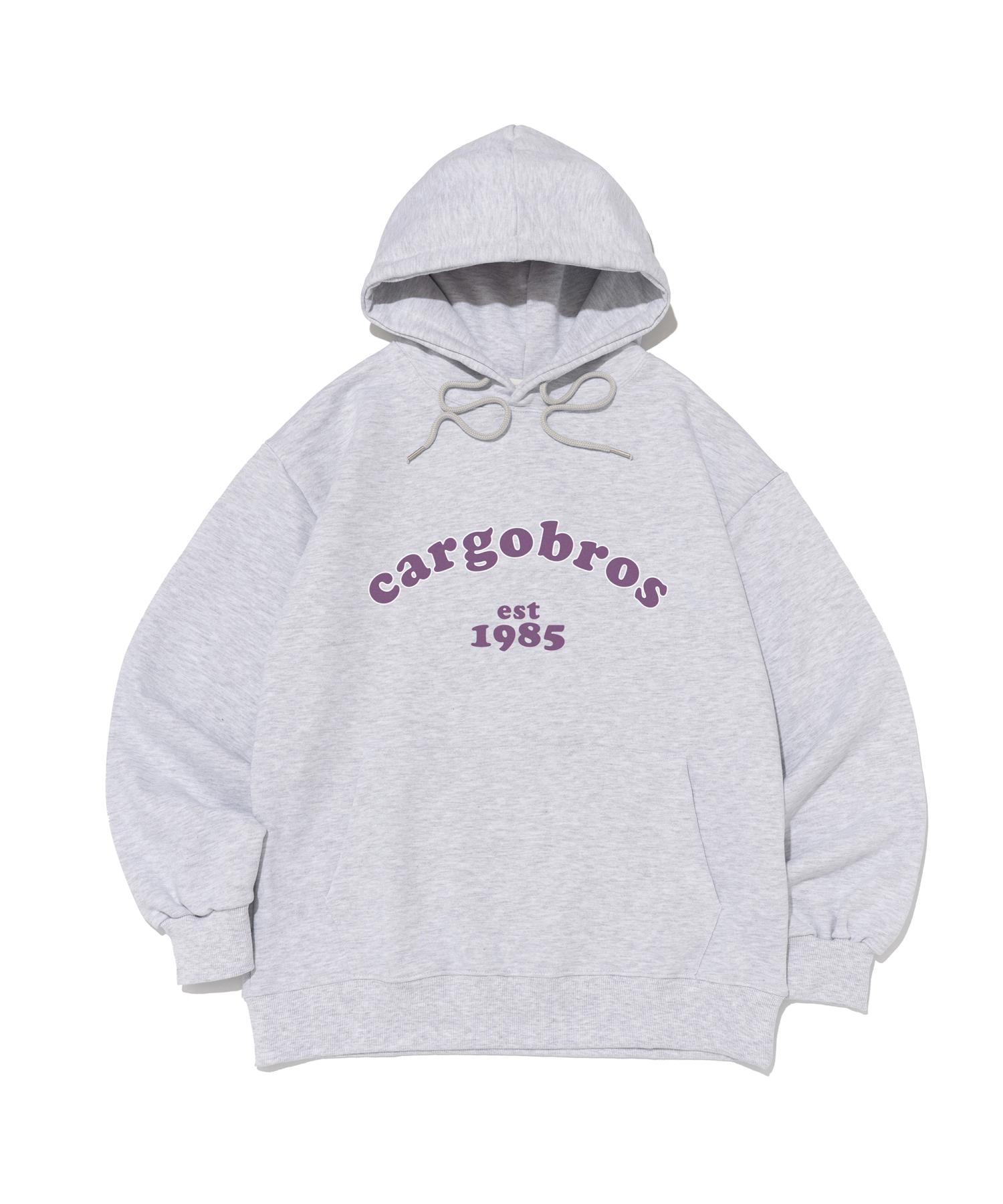 Cargo Bros For Woman Arch Logo 1985 Hoodie (Light Grey) S